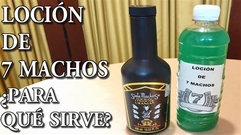 loción de 7 machos para qué sirve